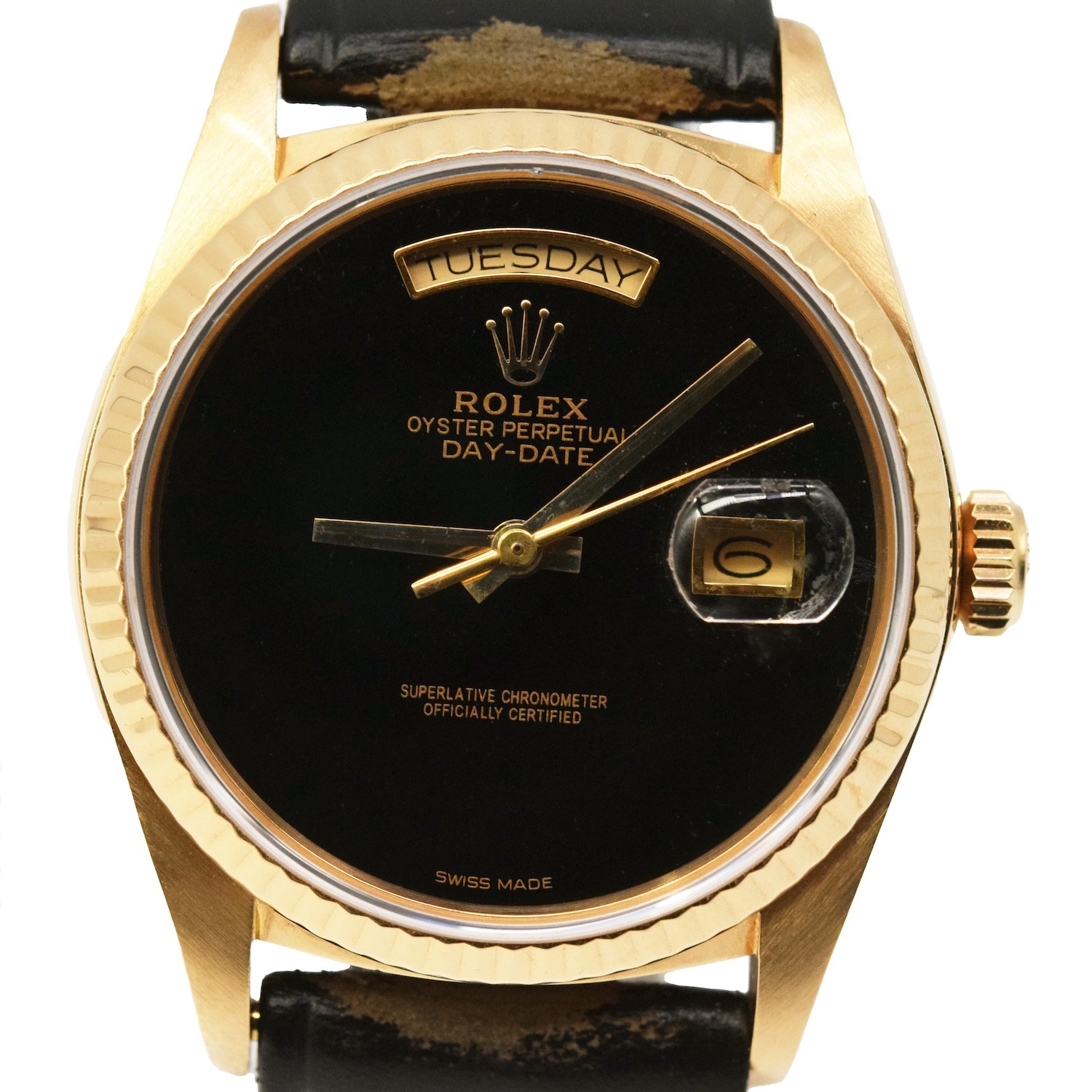 ROLEX/����å��� Day-Date 36 18038 �֥�å����˥���ʸ���� 18K��������������� #HK11640�ڹ����Ź�߸ˡ�