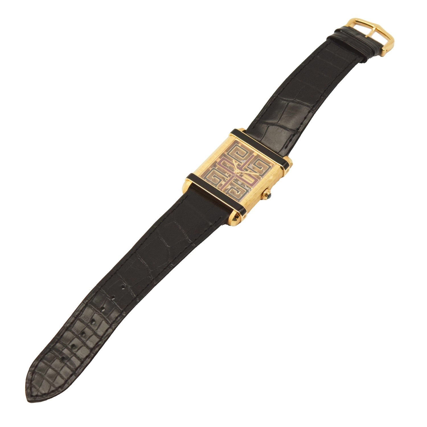 Cartier/����ƥ��� Tank Chinoise��100��ǯ��ǰ��ǥ� 4389 WHTA0016 100�ܸ��� 18K YG ������ȥ�ڹ����Ź���ʡ�#HK11717