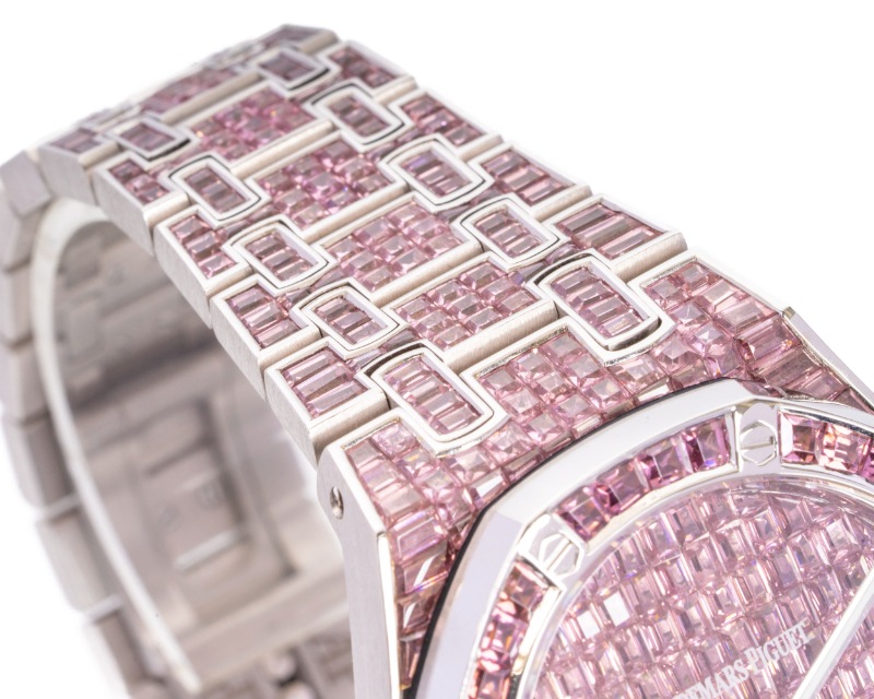 AUDEMARS PIGUET/�����ǥ� �ԥ� 15554BC.TM.1274BC.01  Royal Oak Self Winding Pink   ����������  #JP28413