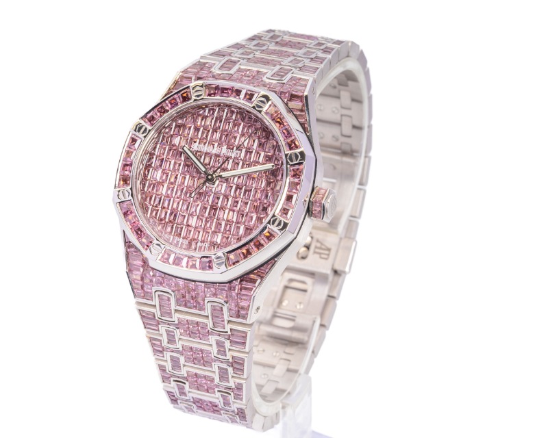 AUDEMARS PIGUET/�����ǥ� �ԥ� 15554BC.TM.1274BC.01  Royal Oak Self Winding Pink   ����������  #JP28413