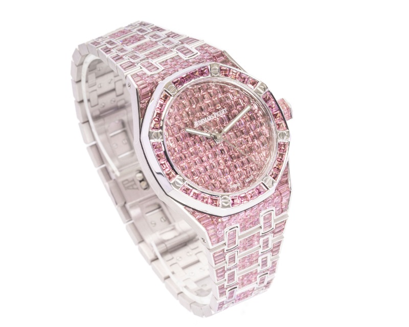 AUDEMARS PIGUET/�����ǥ� �ԥ� 15554BC.TM.1274BC.01  Royal Oak Self Winding Pink   ����������  #JP28413