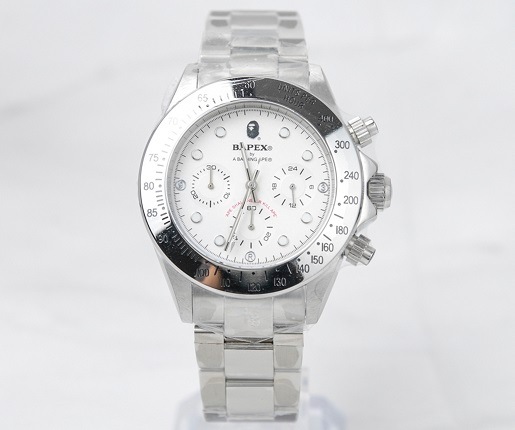 �ڿ��ʡ�A BATHING APE/�����٥����󥰡������� CHRONO WHITE #N011