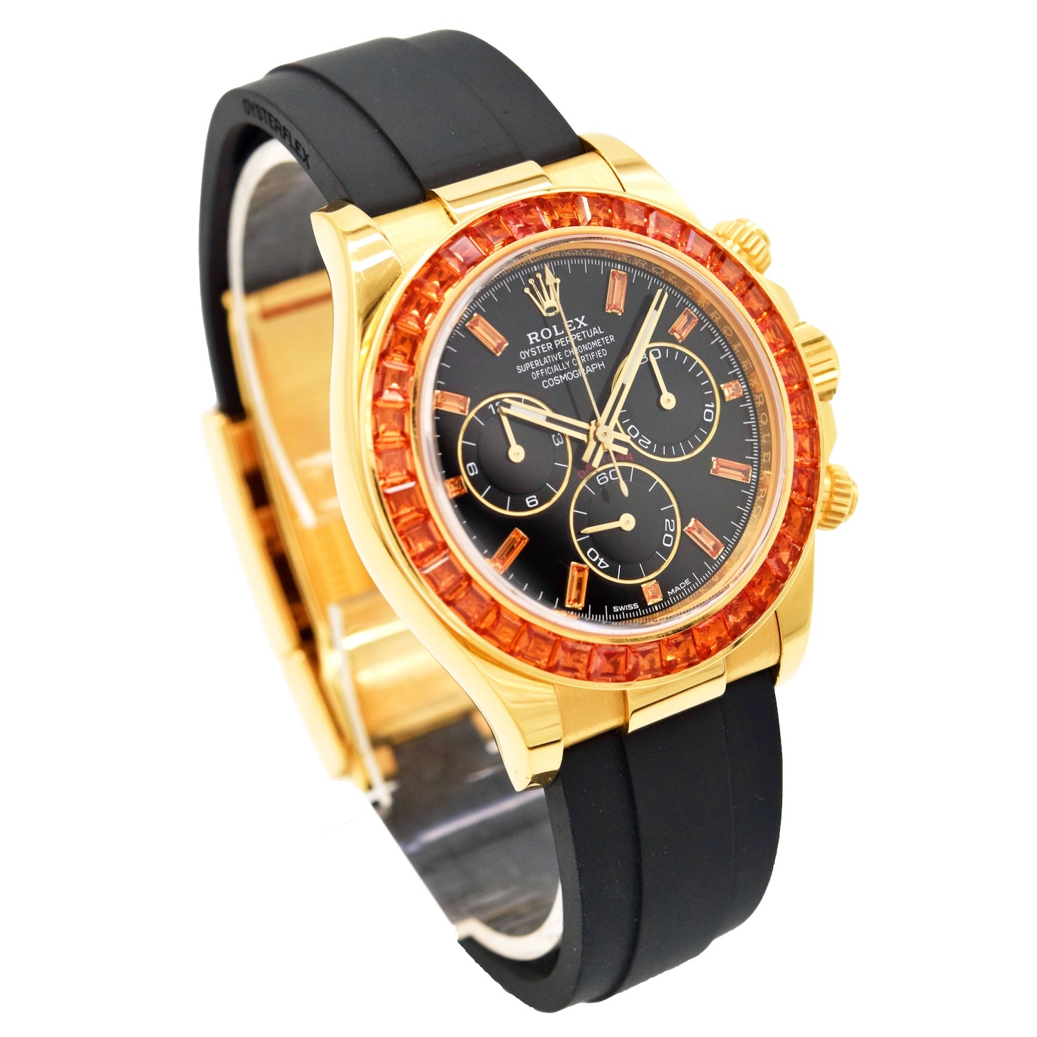 ROLEX/����å��� DAYTONA 116588SACO Cosmograph Orange Sapphire Black Dial HK11642