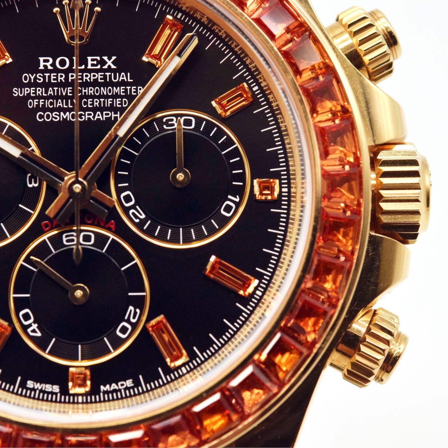 ROLEX/����å��� DAYTONA 116588SACO Cosmograph Orange Sapphire Black Dial HK11642