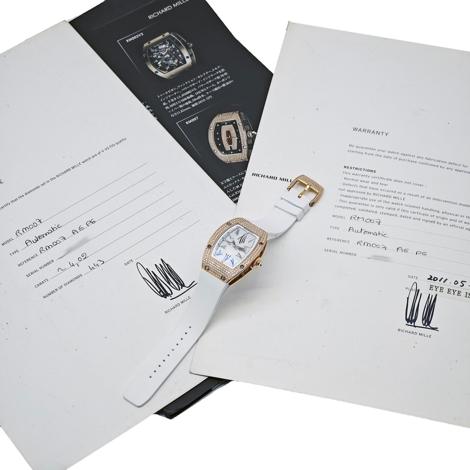 Richard Mille/ �ꥷ�㡼�� �ߥ� RM007 AG PG #HK11541 �ڹ����Ź�߸ˡ�