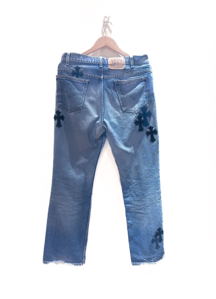 CHROME HEARTS ������ϡ��� levi's �꡼�Х��� 517 �������ѥå� �ǥ˥�ѥ�� �����󥺡���� SV925 30����� �֥롼 #JP28850