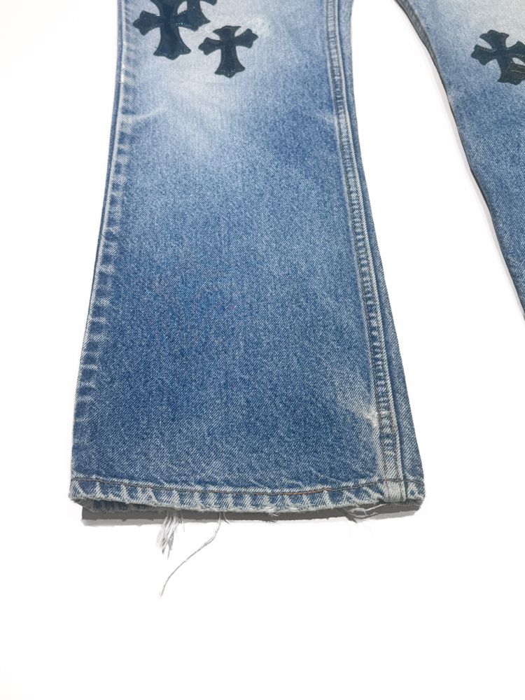 CHROME HEARTS ������ϡ��� levi's �꡼�Х��� 517 �������ѥå� �ǥ˥�ѥ�� �����󥺡���� SV925 30����� �֥롼 #JP28850