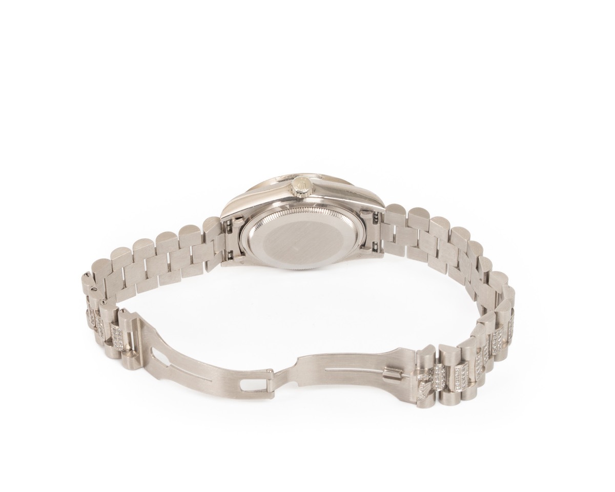 Rolex/å ǥǥ 18039 18Kۥ磻ȥ ե ֥롼եǥå ڥʡۡ#jp28643