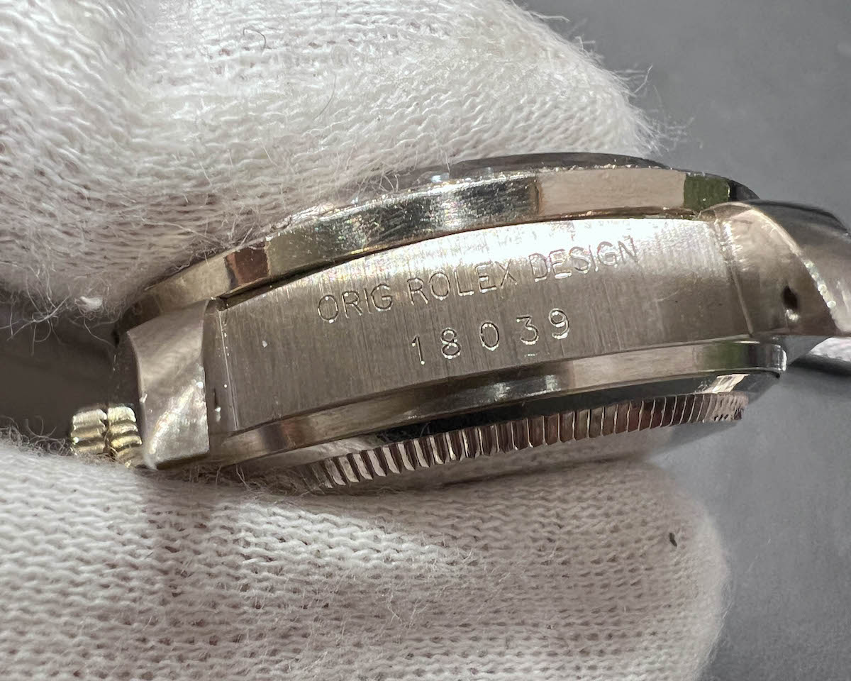 Rolex/å ǥǥ 18039 18Kۥ磻ȥ ե ֥롼եǥå ڥʡۡ#jp28643