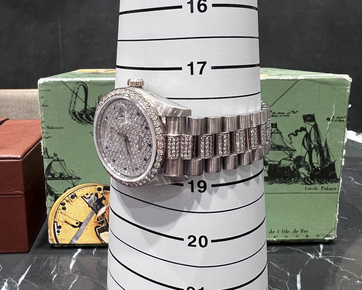 Rolex/å ǥǥ 18039 18Kۥ磻ȥ ե ֥롼եǥå ڥʡۡ#jp28643