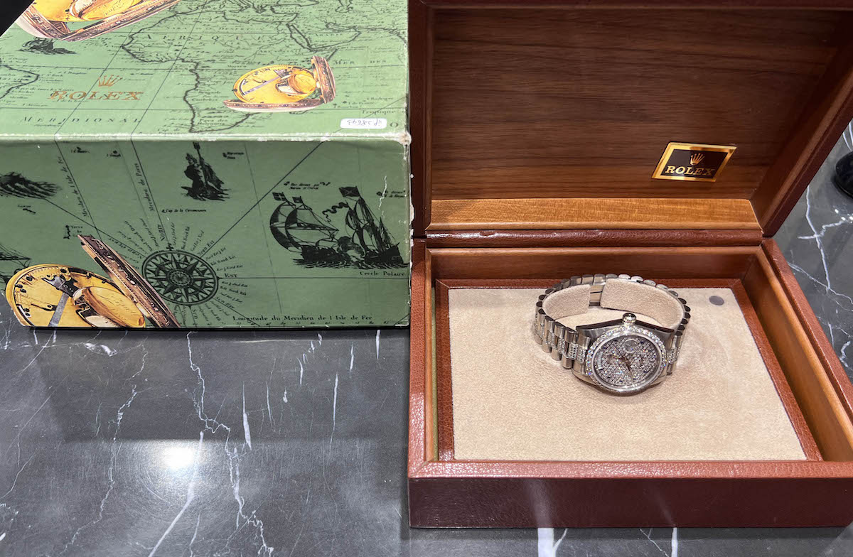 Rolex/å ǥǥ 18039 18Kۥ磻ȥ ե ֥롼եǥå ڥʡۡ#jp28643
