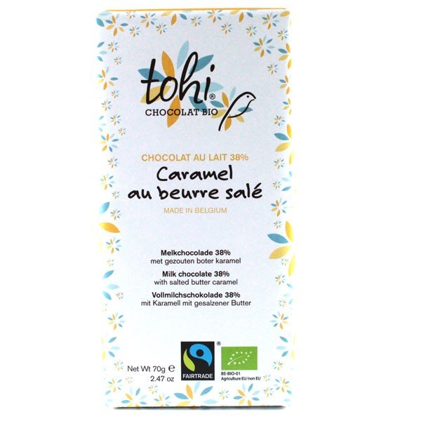 トヒ ミルクチョコレート カカオ38%：塩バタースコッチキャラメル