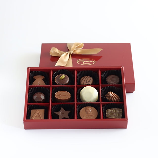 メイン画像:2枚目:BeBeBe chocolatier ゴーセンス プラリネ ショコラ12粒入 ギフトボックス