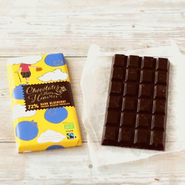 Chocolates from Heaven : dark72% blueberry(チョコレーツ フロム ヘブン:ダーク72% ブルーベリー)