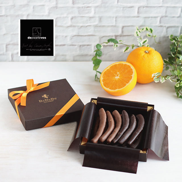 【ロングセラー：ギフトボックス】デツバルテボス オレンジピール（ミックス（ダーク＆ミルク））110g 