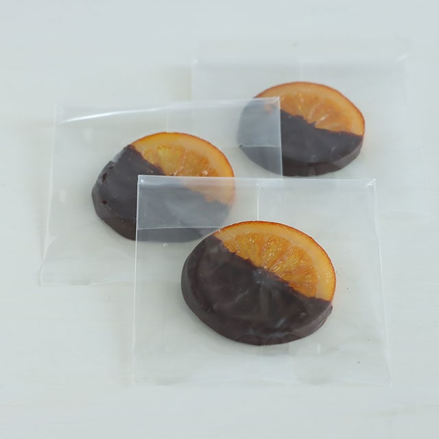 メイン画像:1枚目:【夏を楽しむチョコレート:冷やして味わう】オレンジ トランシュ ショコラ 3枚入
