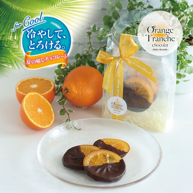 【冷やして、とろける。夏の癒しチョコレート】オレンジ トランシュ ショコラ【プチギフト】3枚入