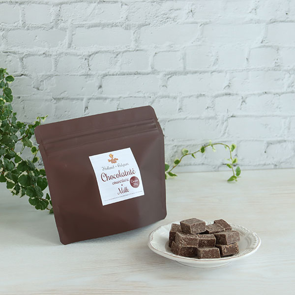 【AT HOME chocolat Cafe】ショコランテ クーベルチュール ミルク150g