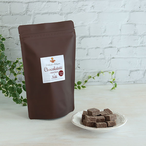 【AT HOME chocolat Cafe】ショコランテ クーベルチュール ミルク250g