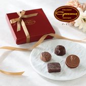 【ロングセラー】 ゴーセンス プラリネ ショコラ【ギフトボックス】4粒入