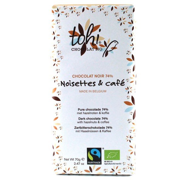 トヒ ミルクチョコレート カカオ37%:ヘーゼルナッツ&コーヒー