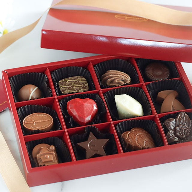 BeBeBe chocolatier 【26 ベルギー チョコレート フェア 限定】【プレミアム】ゴーセンス プラリネ ショコラ12粒入