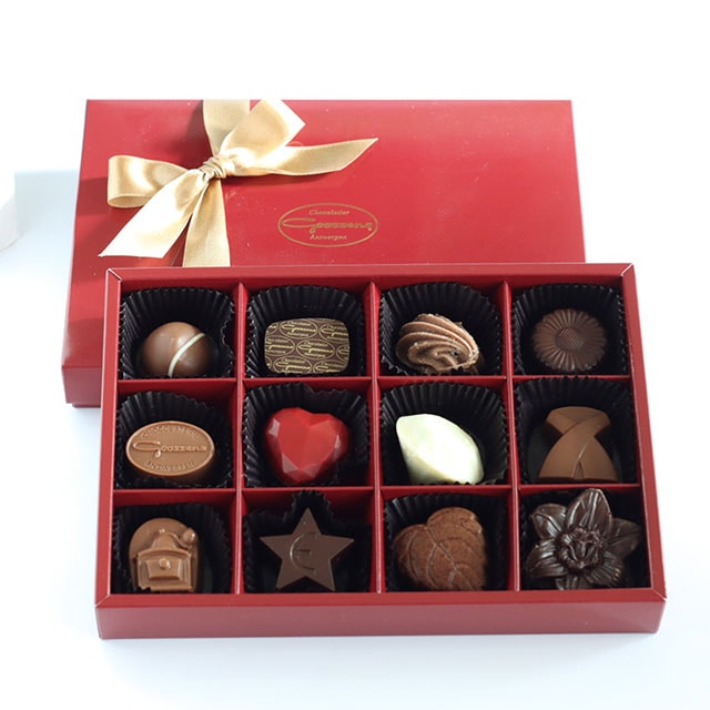 BeBeBe chocolatier 【26 ベルギー チョコレート フェア 限定】【プレミアム】ゴーセンス プラリネ ショコラ12粒入