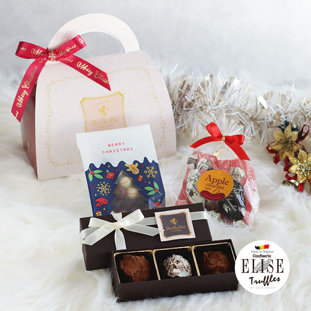 クリスマス限定】～ベルギートリュフ～ バック型ギフト［ピンク