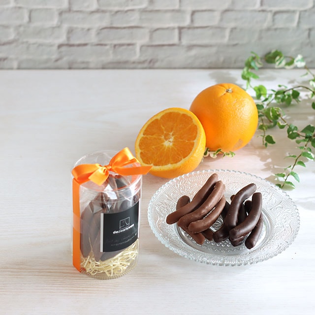 デツバルテボス オレンジピール<ミックス（ダーク＆ミルク）>80g 【プチギフト】