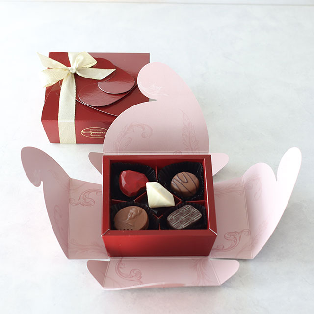 BeBeBe chocolatier 【26 ベルギー チョコレート フェア限定】ゴーセンス プラリネ ショコラ【バロタン型ギフトBOX】【エレガント】5粒入