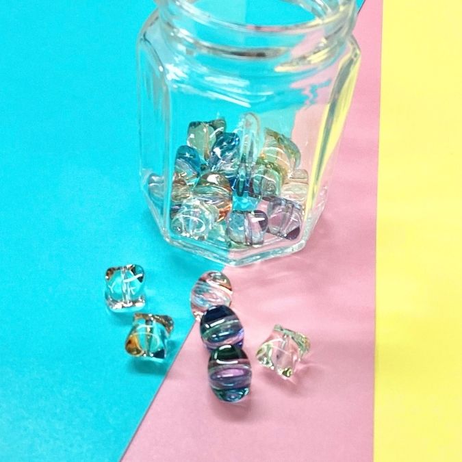 アンジュール カラー ビーズ 風車 L 15mm（4ヶ入）j4 】 アクセサリー