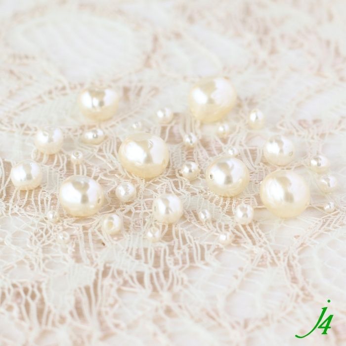 日本製！【ガラス パール ビーズ 丸オニ バロック Nnキスカ 2mm～10mm