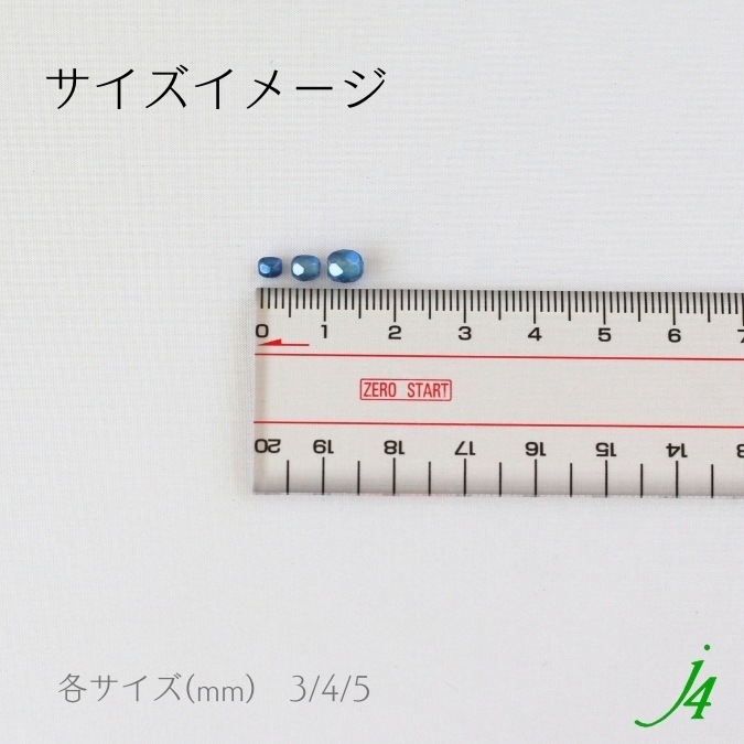 チェコ製ガラスビーズ ファイヤーポリッシュ 半透パール4mm