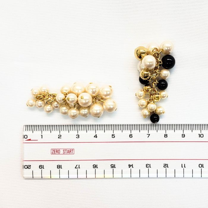 ビーズ ショップ j4 パールアクリル 丸玉 丸カン 繋ぎ ぶどうチャーム 1房