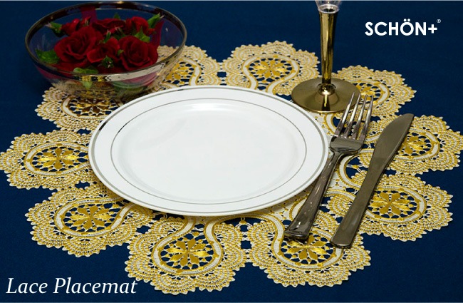 【新品】ベルギー製　手作りレース　ランチョンマット　6枚セット 新品】ベルギー製 手作りレース ランチョンマット 6枚セット - メルカリ