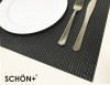 ڥץ졼ޥå ۥå&Ȥ䤹ӥˡޥå Woven placemat Black ֥å SCHON+ڥӥˡ 