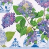 Caspari ڡѡʥץ/Hydrangeas And Porcelain L 20