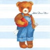 Ambiente �ڡ��ѡ��ʥץ���/Little Bear Blue��L������ 20������ 33��33cm��