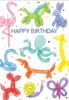 �ڥС����ǡ������ɡ����ʼ��ۿ������쥤�ʥ���ꥫ Caspari�� ���꡼�ǥ��󥰥�����/ 17.0��11.8cm ���������  Balloon Animal