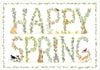 �ڥ�����������¿��Ū�����ɡۥ���ꥫ Caspari�� ���꡼�ǥ��󥰥�����/17.0��11.8cm Happy Spring Animals