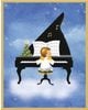 Caspari ���ꥹ�ޥ�������/Baby Angel At Piano 12��9.5cm ���������