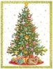 ����ꥫ Caspari ���ꥹ�ޥ�������/Cat XmasTree 15.4��11.8cm ���������