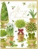 Caspari ���ꥹ�ޥ�������/Winter Topiaries 15.4��11.8cm ���������