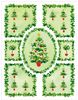 Caspari ���ꥹ�ޥ�������/Topiary Garden 15.4��11.8cm ���������