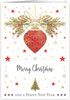 �ڥ��ꥹ�ޥ������ɡۥ�������Quire�ʥ��磻�䡼�˥��꡼�ƥ��󥰥�����/red ornament