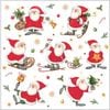 �ڥ��ꥹ�ޥ���Ambiente �ڡ��ѡ��ʥץ���/Sporty Santa��L������ 20�������