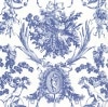 �ڥȥ�졦�֥롼���ѡ��ƥ�����Caspari �ڡ��ѡ��ʥץ���/Romantic Toile Blue��L������ 20�������