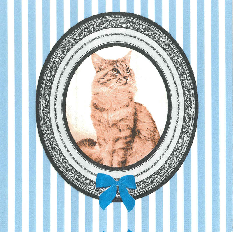 �ڥͥ����֥롼���ѡ��ƥ����ۥɥ����� PPD �ڡ��ѡ��ʥץ���/Feline Deluxe Blue��L������ 20�������