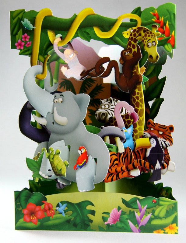 �İ�������륹�����󥰡���å�����������/Santoro London Jungle Animals��ưʪ��