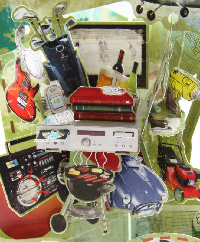 �İ�������륹�����󥰡���å�����������/Santoro London Male Montage